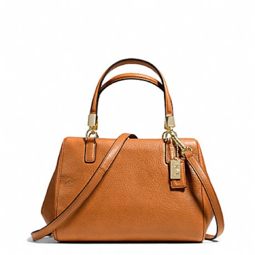 COACH F49720 MADISON LEATHER SATCHEL.                     AUTHENTIC NEARLY NEW!